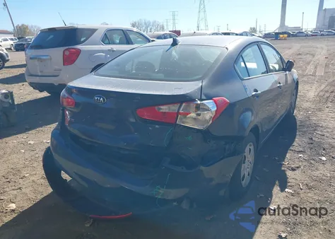 2016 Kia Forte Lx из США, поврежденный, VIN KNAFK4A64G5611416